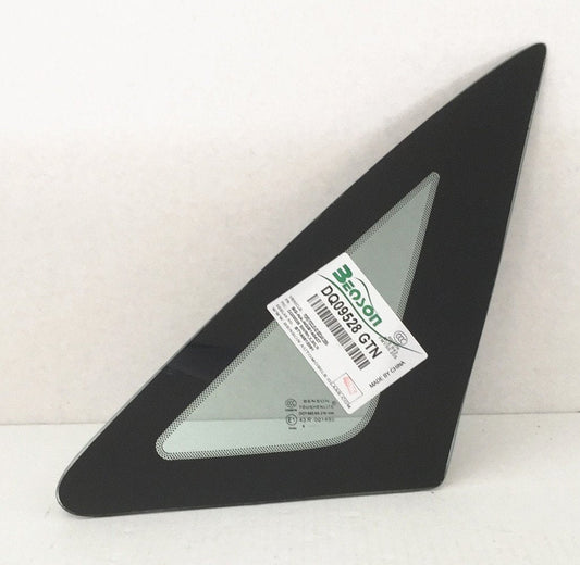 Passenger Right Side Rear Quarter Glass Quarter Window Compatible with Ford Focus 4 Door Sedan 2000-2007 Models