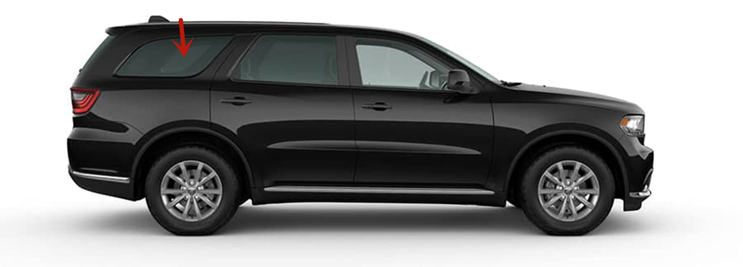Passenger Right Side Quarter Window Quarter Glass Compatible with Dodge Durango 2011-2025 Models