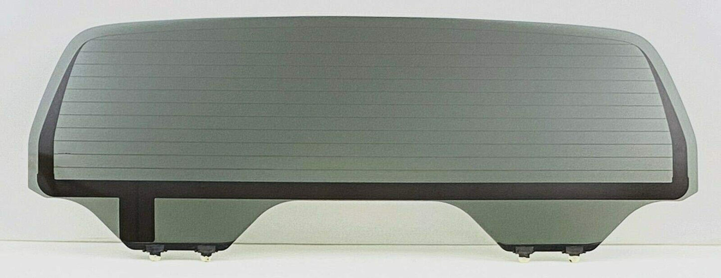 Heated Power Drop Down Style Back Window Back Glass Compatible with Toyota Tundra 4 Door Crew Cab Pickups 2007-2021 Models