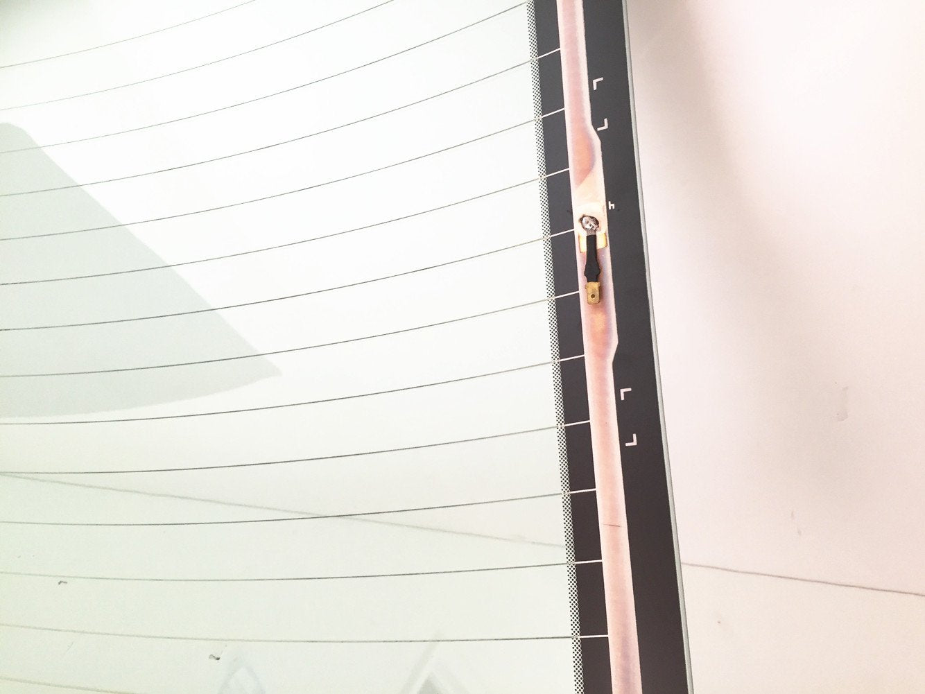 Heated Back Window Back Glass Compatible with Kia Rio 4 Door Sedan 2006-2011 Models