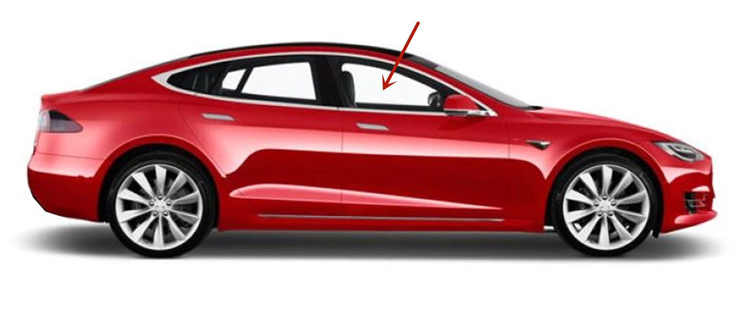 Passenger Right Side Front Door Window Door Glass Compatible with Tesla Model S 2012-2025 Models