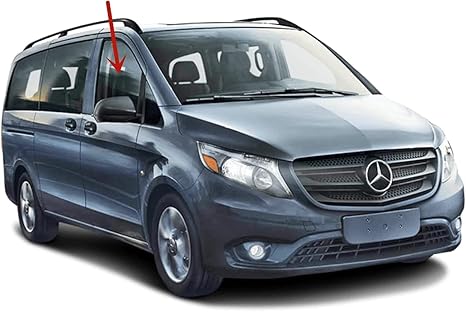 Passenger Right Side Front Door Window Door Glass Compatible with Mercedes Benz Metris 2015-2023 Models