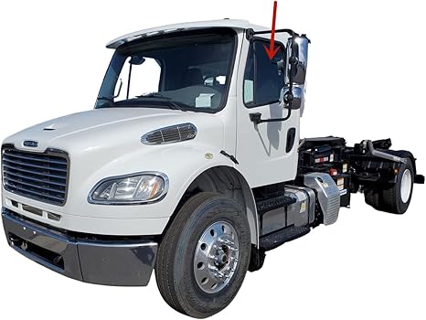 Driver Left Side Front Door Window Door Glass Compatible with Freightliner Business Class M2 2003-2025 Models