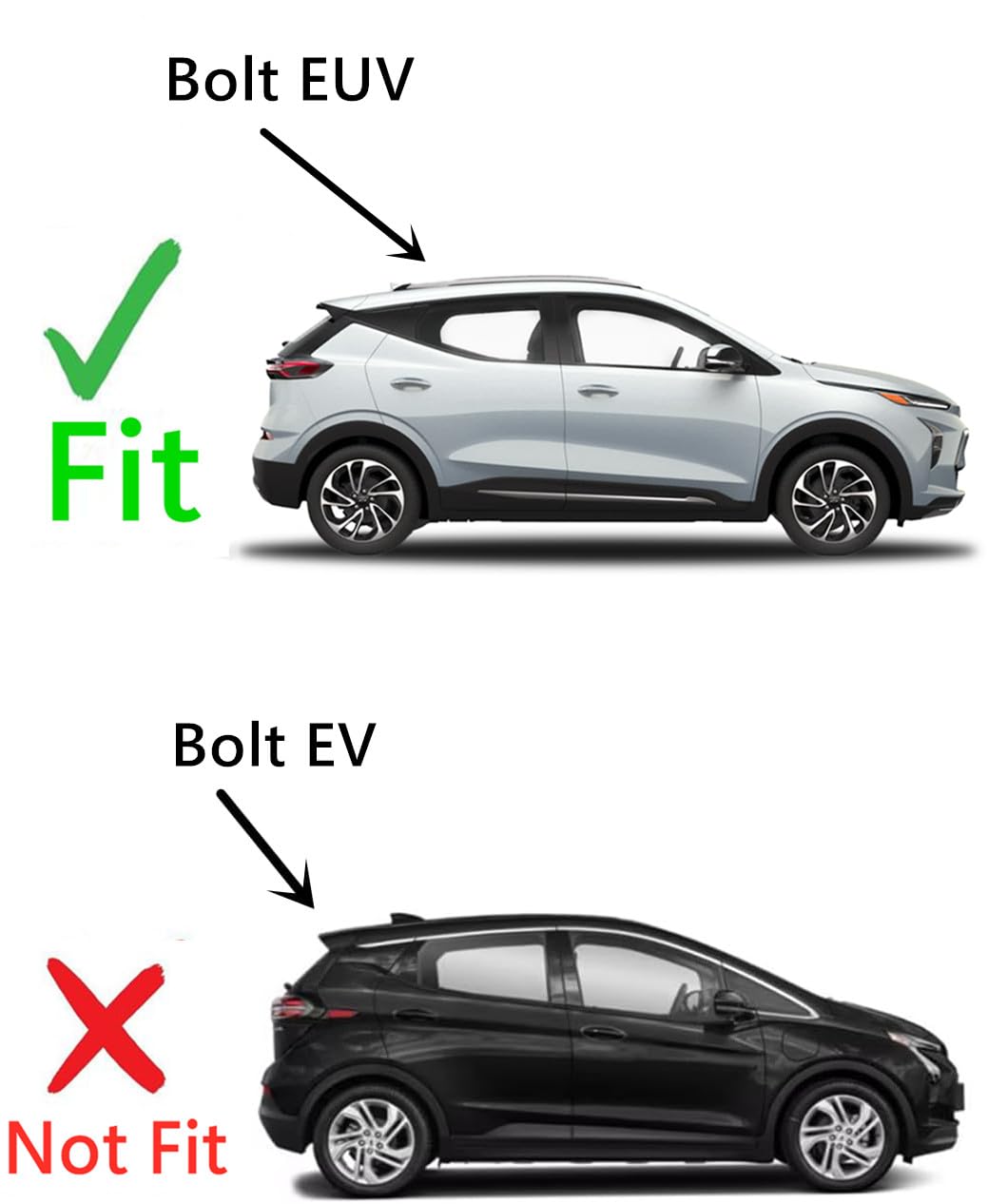 Tempered Passenger Right Side Rear Door Window Door Glass Compatible with Chevrolet Bolt EUV 2022-2023 Models (Not For Bolt EV)