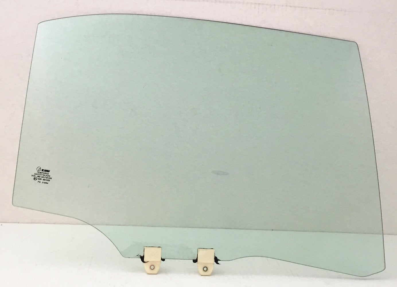 Passenger Right Side Rear Door Window Door Glass Compatible with Honda Civic 4 Door Sedan 2001-2005 Models