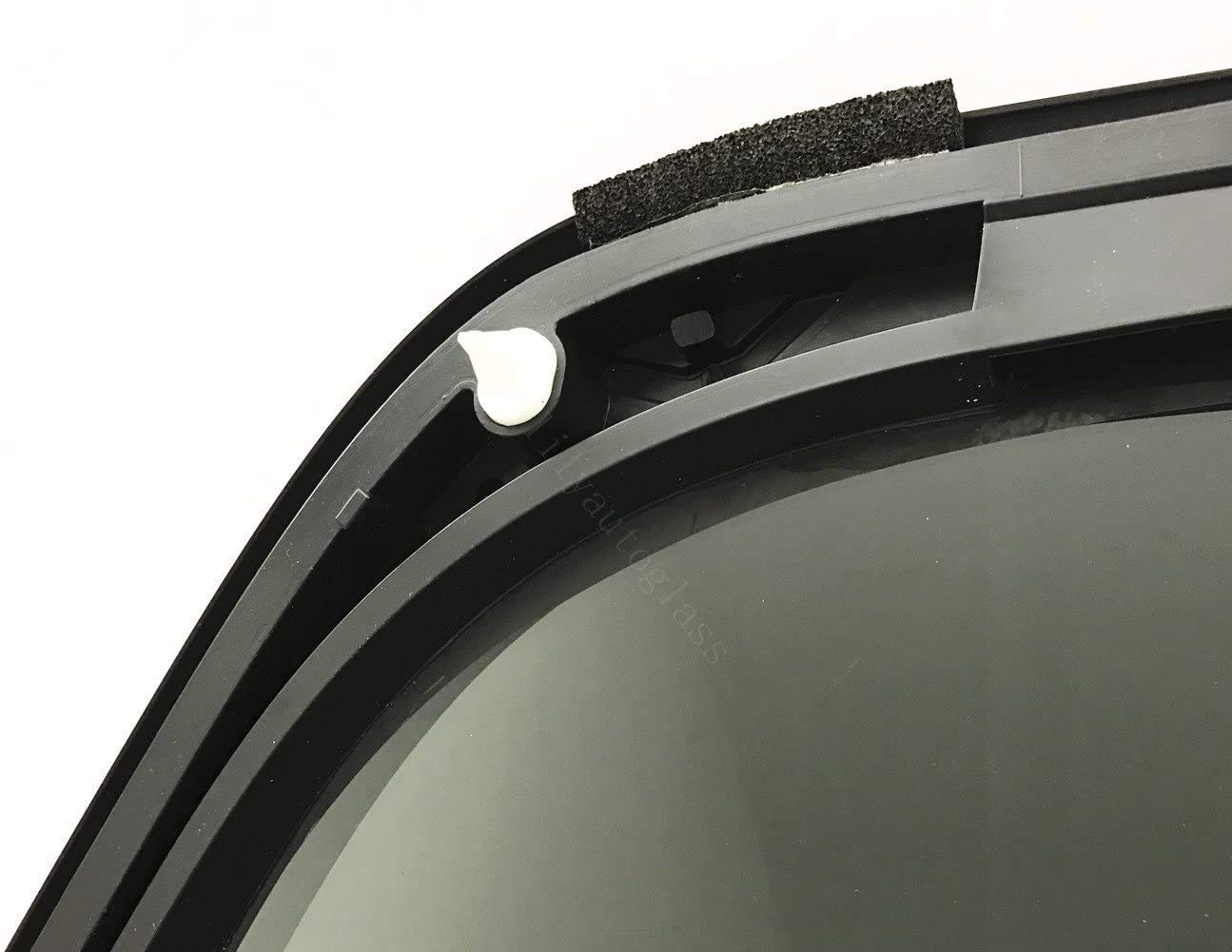 OE Sliding Back Window Glass W/ Center Complete Power Slider Compatible with Toyota Tacoma Pickup 2017-2023 Models