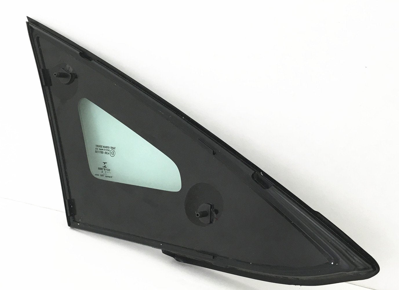 OEM Chrome Moulding Style Driver Left Side Front Vent Window Vent Glass Compatible with Ford Fiesta 2011-2019 Models