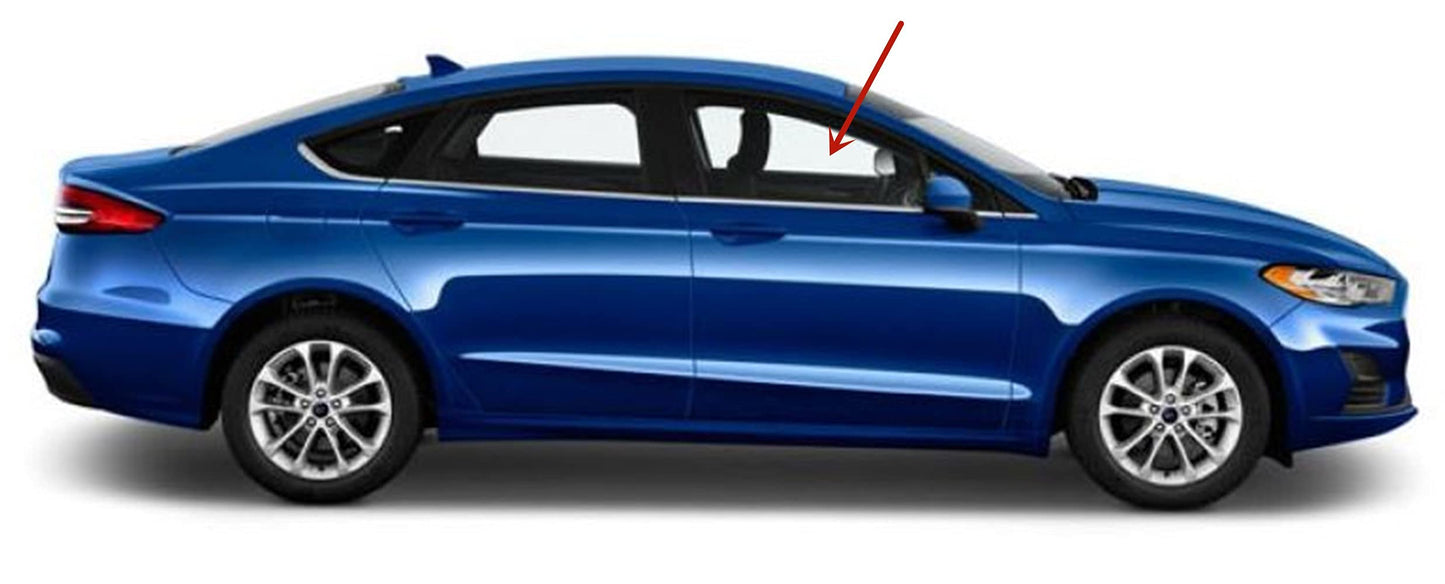 Laminated Passenger Right Side Front Door Window Door Glass Compatible with Ford Fusion 2015-2020 Models