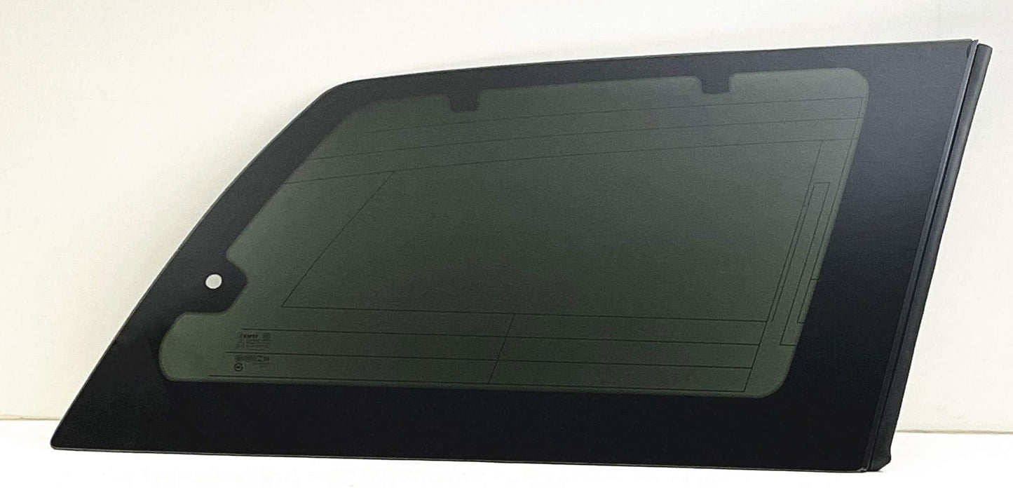 Movable with Antenna Style & Sunshade Hooks Passenger Right Side Quarter Window Quarter Glass Compatible with Toyota Sienna 2004-2010 Models