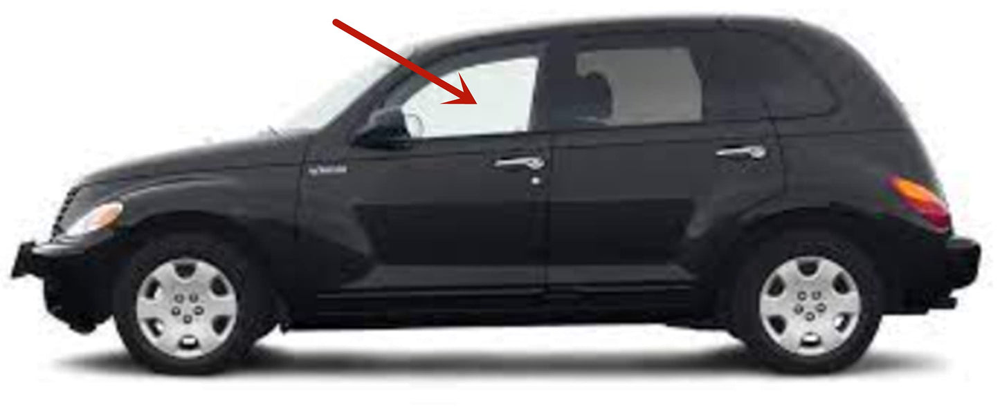 Driver Left Side Front Door Window Door Glass Compatible with Chrysler PT Cruiser 4 Door Hatchback 2001-2010 Models