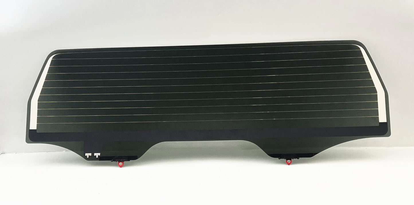 Power Drop Down Style Heated Back Window Back Glass Compatible with 2022-2025 Toyota Tundra Pickup 4 Door Crew Cab Models