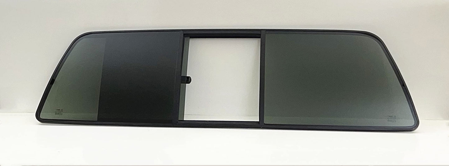 Sliding Back Window Glass Back Slider Compatible with Ford F350 F450 F550 1999-2007 / F250 F650 F750 2000-2007 / F250HD 1999 Models