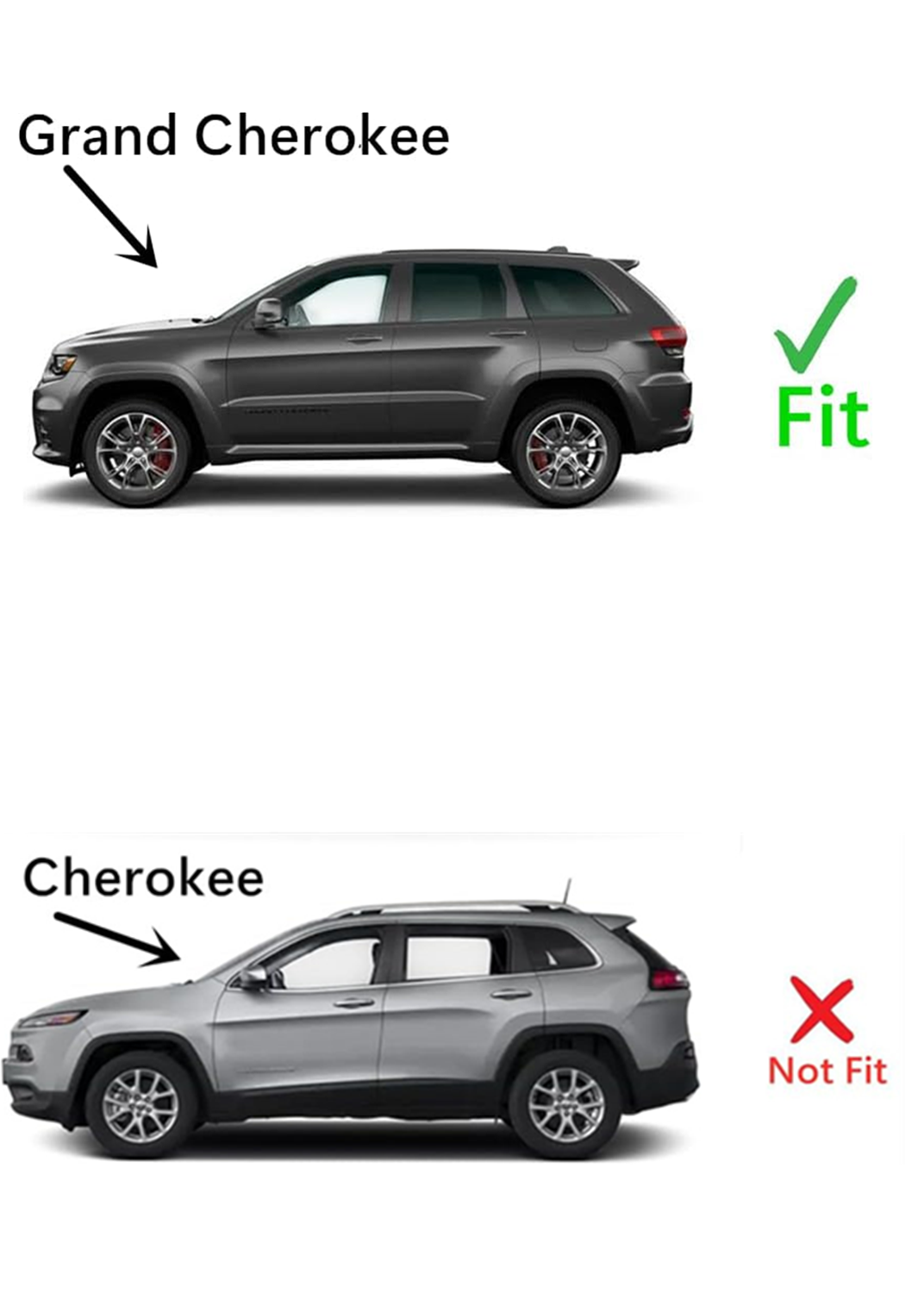 Privacy Heated Back Tailgate Window Back Glass Compatible with Jeep Grand Cherokee 2011-2013 Models