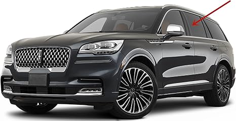Laminated Driver Left Side Rear Door Window Door Glass Compatible with Lincoln Aviator 2020-2024 Models