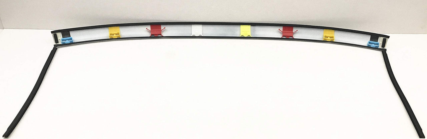 Front Windshield Molding White Color Top Pillar With Side Molding Compatible with Toyota FJ Cruiser 2007-2014 Models