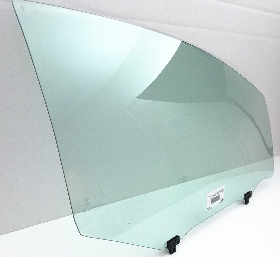 Passenger Right Side Front Door Window Door Glass Compatible with Hyundai Elantra 4 Door Sedan/Hatchback 2001-2006 Models