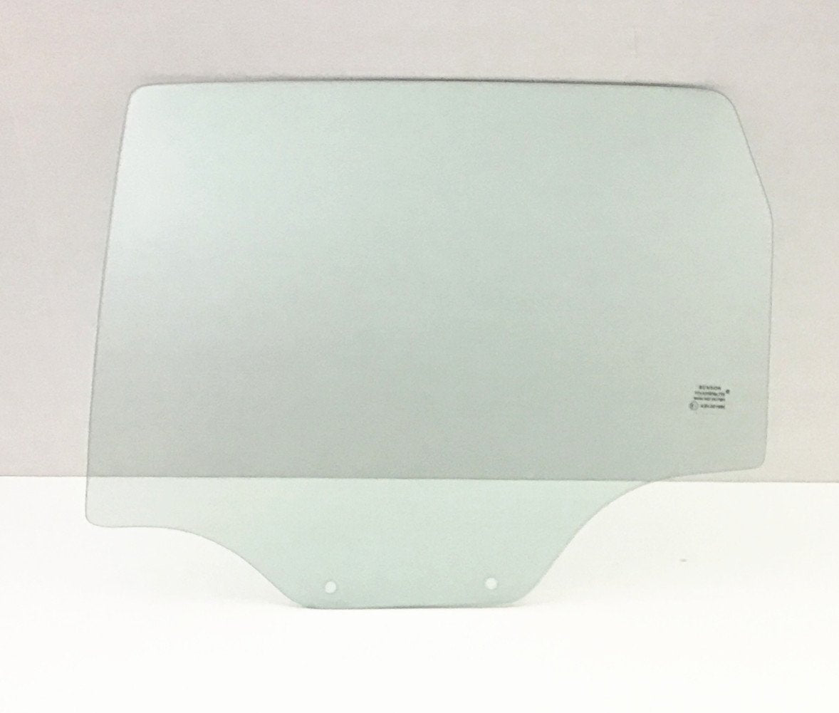 Driver Left Side Rear Door Window Door Glass Compatible with Chevrolet Aveo 2004-2008 4 Door Hatchback