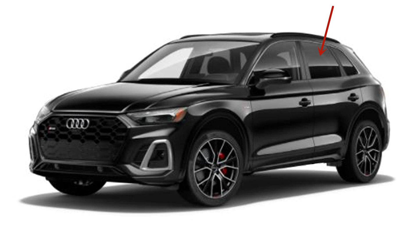 Driver Left Side Rear Door Window Door Glass Compatible with Audi SQ5 / Q5 2018-2025 Models