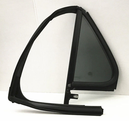 OE w/Logo Driver Left Side Rear Vent Window Vent Glass Compatible with Ford Explorer 2011-2019 Models