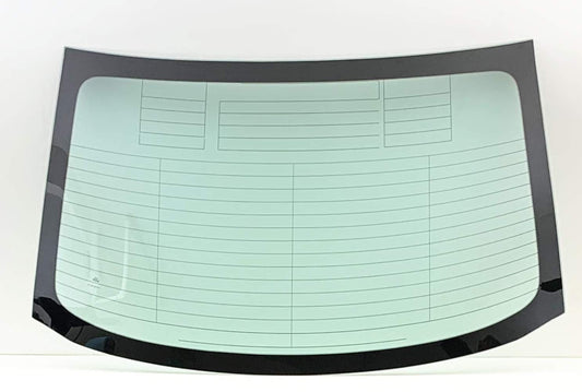 Heated Back Window Back Glass Compatible with Mazda 3 4 Door Sedan 2010-2013 Models