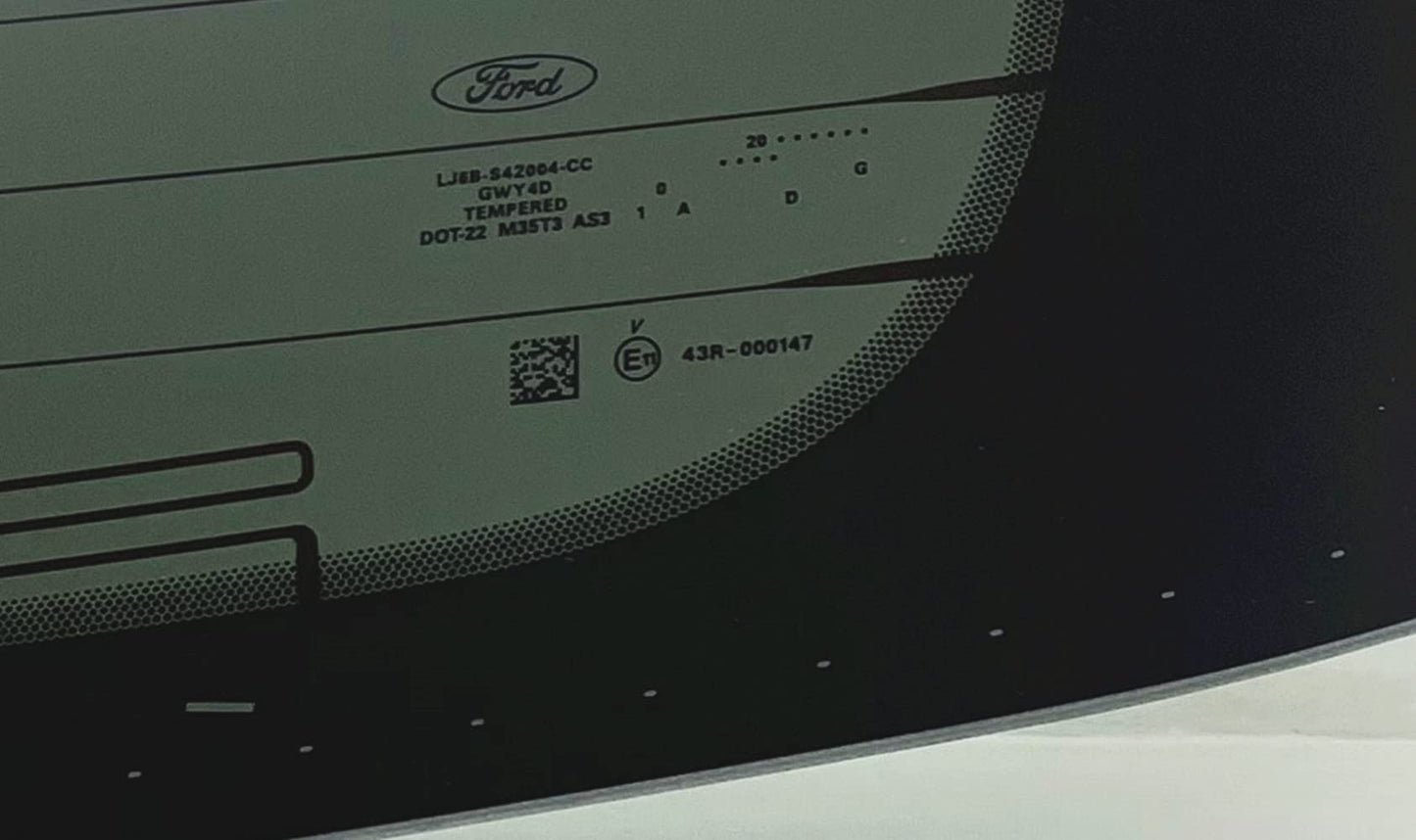 OE Heated Back Window Back Glass Only Compatible with Ford Escape 2021-2025 Models