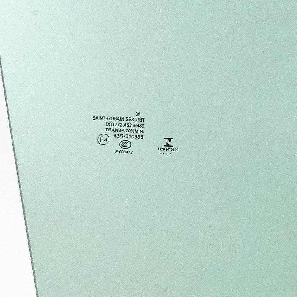 OEM Passenger Right Side Front Door Window Door Glass Compatible with Jeep Compass MP 2017-2022 Models