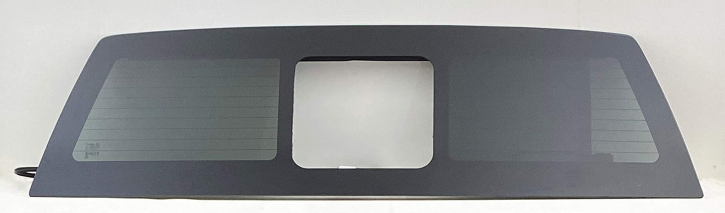 Heated Power Back Slider Back Window Back Glass Privacy Compatible with Ford F-Series F150 Pickup 2015-2020 Models