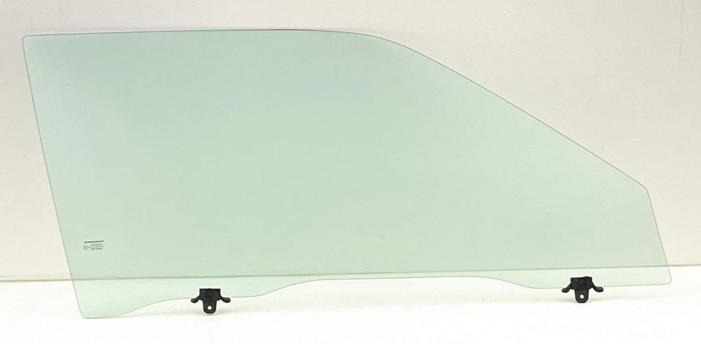 Passenger Right Side Door Window Door Glass Compatible with Honda Civic 2 Door Hatchback 1990-1991 Models