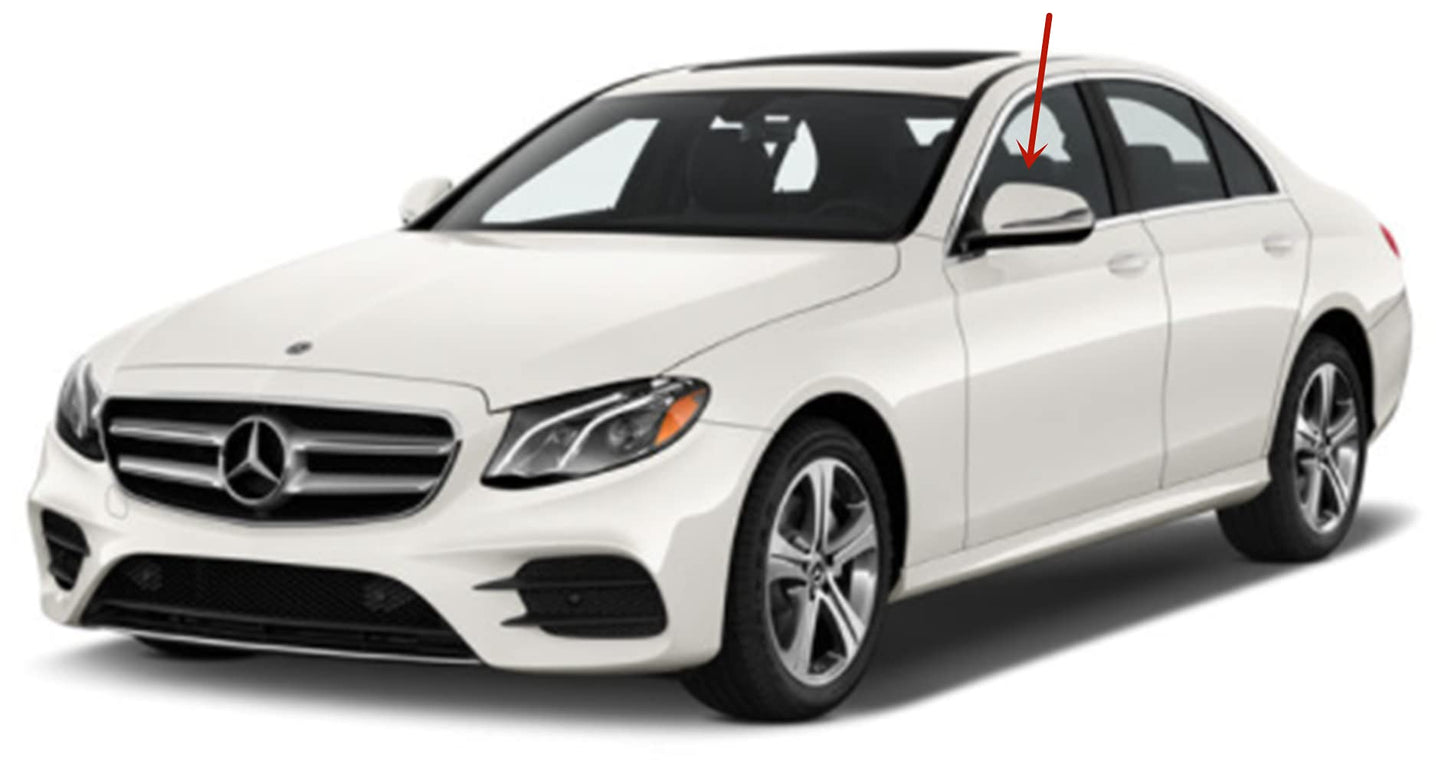 OEM Driver Left Side Front Door Window Door Glass Compatible with Mercedes Benz E300 E43AMG 2017-2019 / E350 2020-2022 / E53AMG 2019-2022 / E-Class 2017-2022 4 Door Models