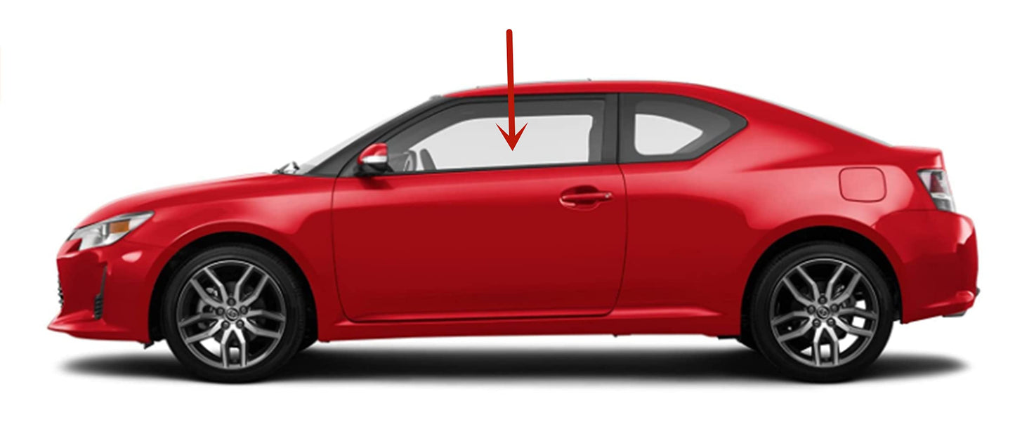 Driver Left Side Door Window Door Glass Compatible with Scion TC 2 Door Coupe 2011-2016 Models