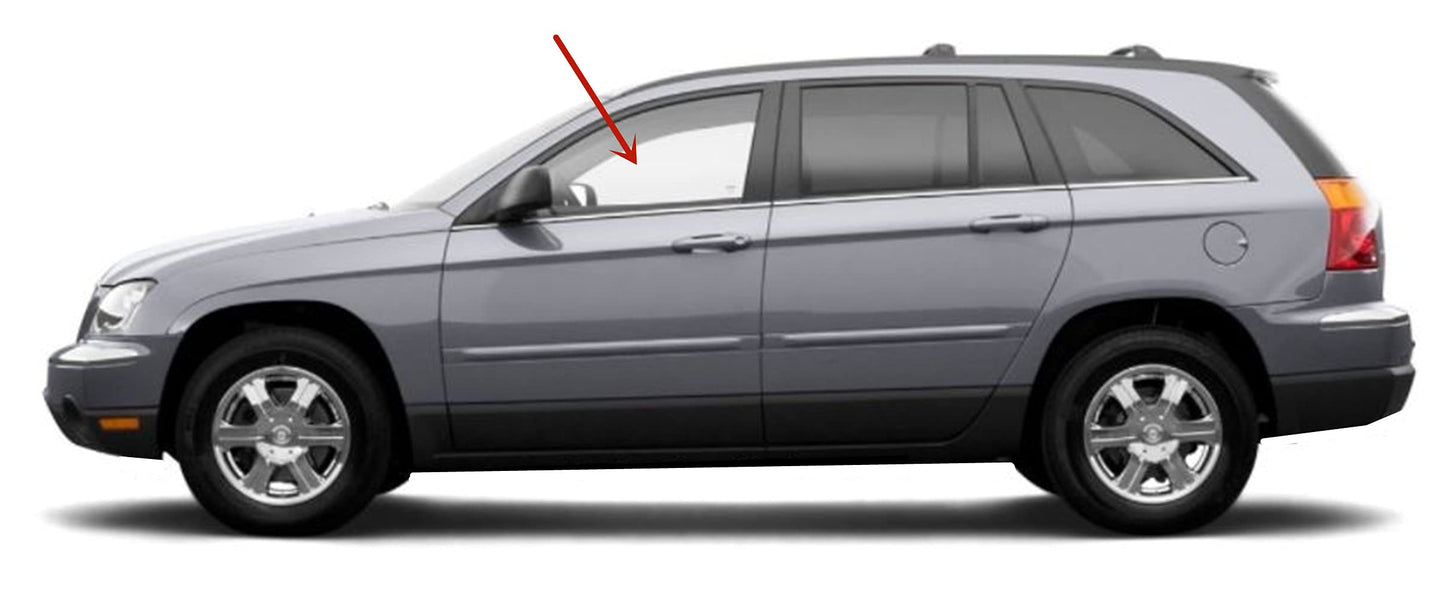 Laminated Driver Left Side Front Door Window Door Glass Compatible with Chrysler Pacifica 2004-2008 Models