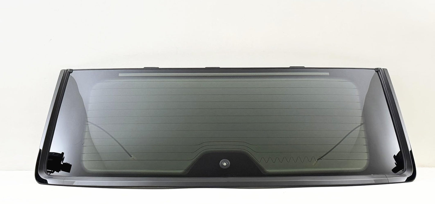Black Trim Heated Rear Back Tailgate Liftgate Window Glass Compatible with Jeep Wagoneer / Wagoneer L / Grand Wagoneer / Grand Wagoneer L 2022-2025 Models