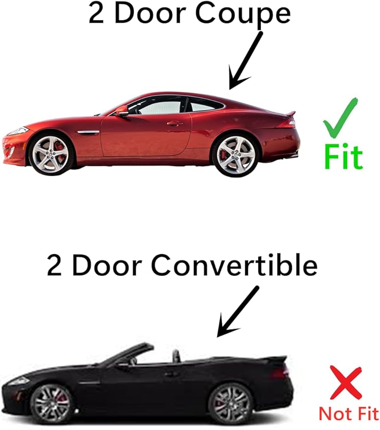 Heated Rear Back Window Back Glass Compatible with Jaguar XKR & XK 2 Door Coupe 2007-2015 Models