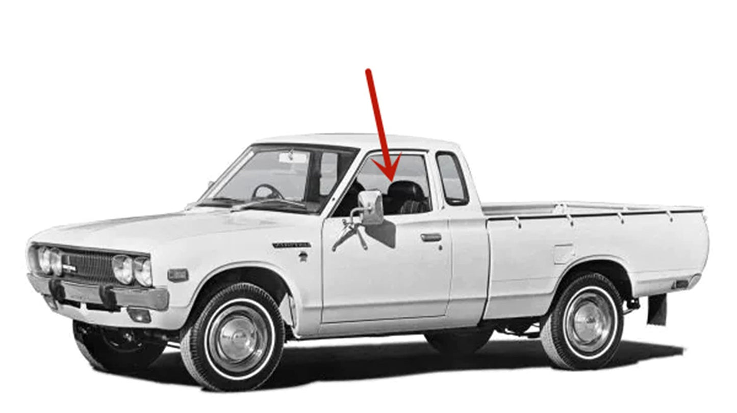 Driver Left Side Front Door Window Door Glass Compatible with Nissan Pathfinder 1987-1995 Models/Nissan 850 Pickup 1987-1997 Models