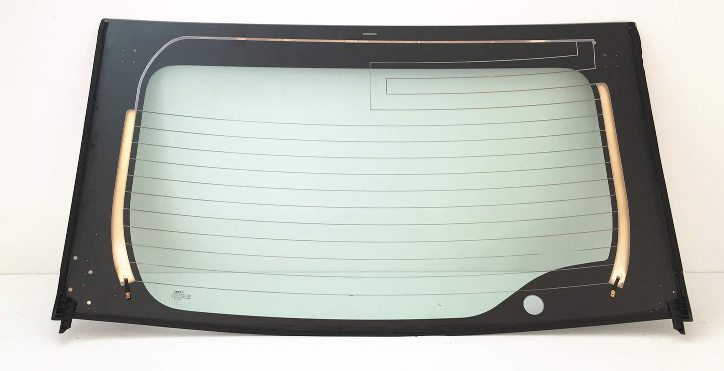 Heated Back Window Back Glass W/Atenna W/Wiper Hole Style Compatible With Toyota Prius 2010-2015 Models