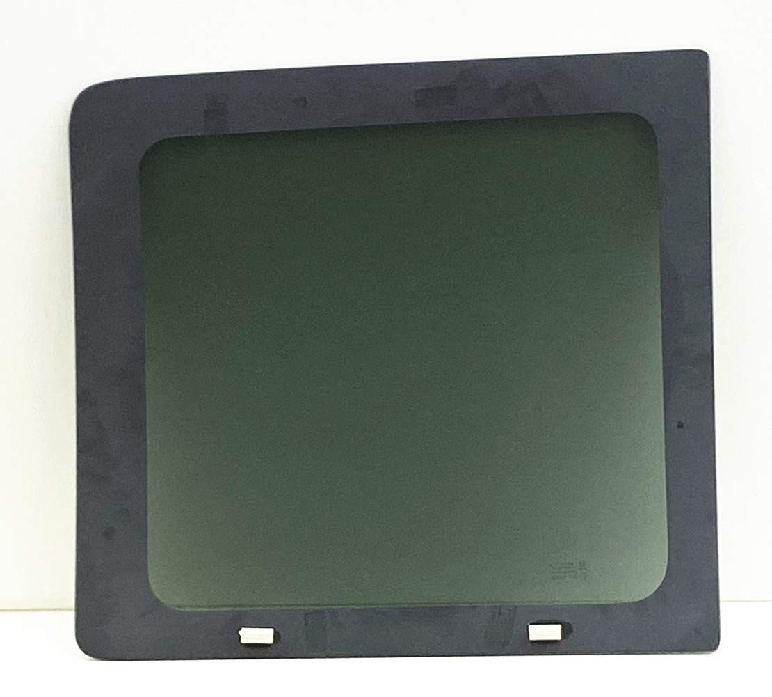 Stationary Privacy Passenger Right Side Sliding Cargo Door Window Door Glass Compatible with Chevrolet Express/GMC Savana 2003-2025 Models