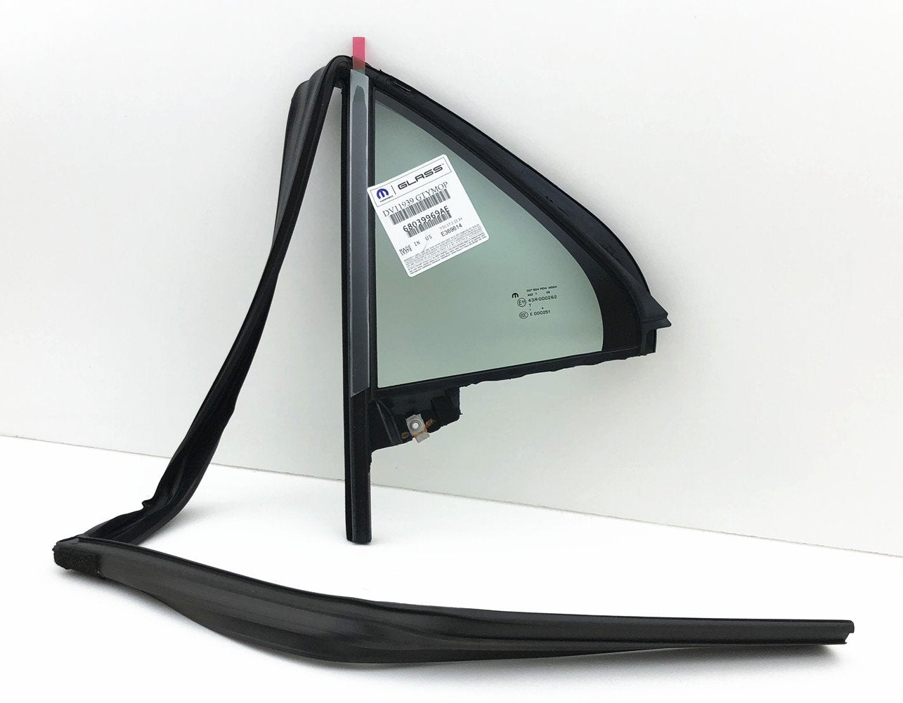 OE Driver Left Side Rear Vent Window Vent Glass Compatible with Chrysler 300 2011-2023 Models