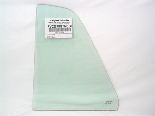 Driver Left Side Rear Vent Window Vent Glass Compatible with Volkswagen Golf 4 Door Hatchback / Jetta 4 Door Sedan 1985-1992 Models