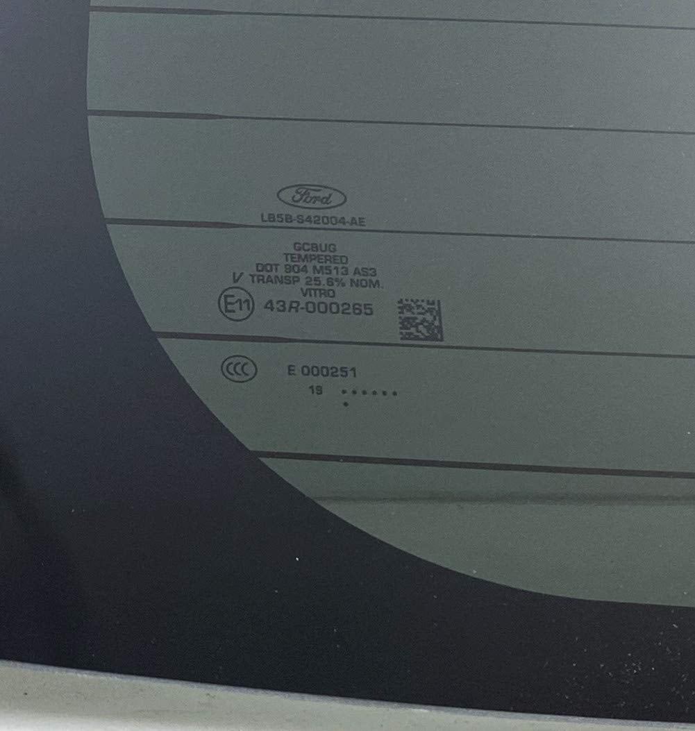OEM Heated Back Tailgate Window Back Glass Compatible with Ford Explorer 2020-2025 Models