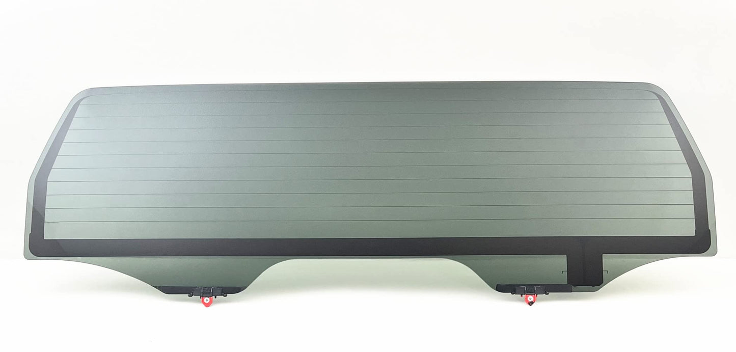 Power Drop Down Style Heated Back Window Back Glass Compatible with 2022-2025 Toyota Tundra Pickup 4 Door Crew Cab Models