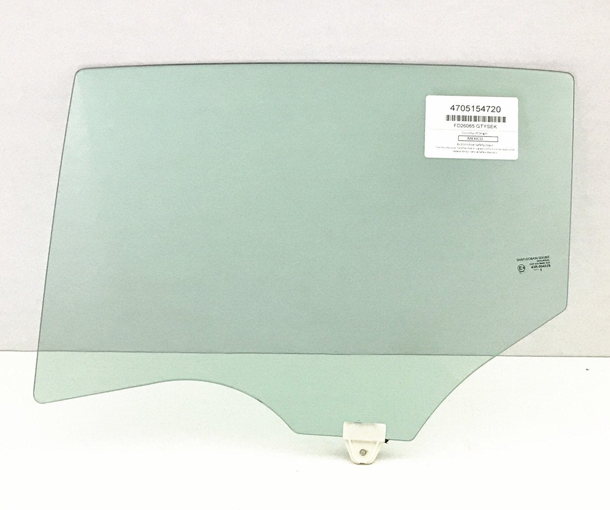 OEM Driver Left Side Rear Door Window Door Glass Compatible with Mazda 3 2014-2018 Models