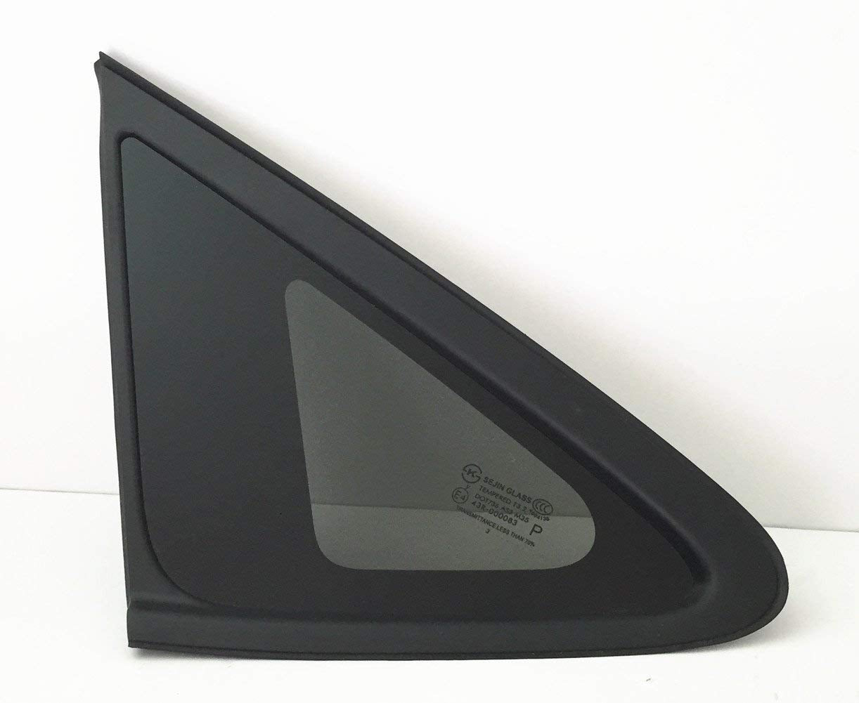 OEM Driver Left Side Rear Quarter Glass Quarter Window Compatible with Hyundai Tucson 2010-2015 Models