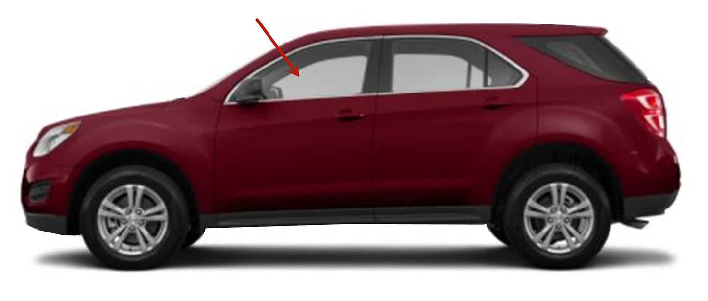 Laminated Driver Left Side Front Door Window Door Glass Compatible with Chevrolet Equinox/GMC Terrain 2010-2017 4 Door Models