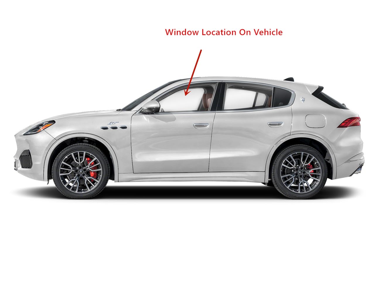 Laminated Driver Left Side Front Door Window Door Glass Compatible with Maserati Grecale 2023-2024 Models