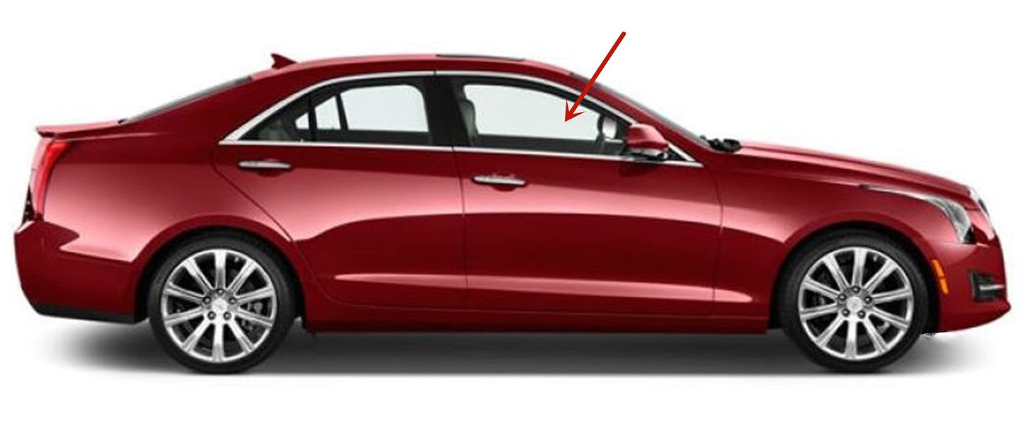 Laminated Passenger Right Side Front Door Window Door Glass Compatible with Cadillac ATS 4 Door Sedan 2013-2018 Models
