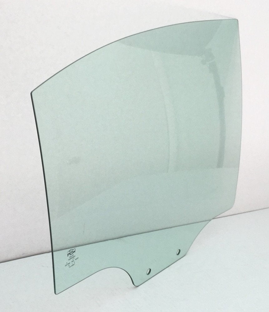 Passenger Right Side Rear Door Window Door Glass Compatible with Hyundai Accent 4 Door Sedan 2006-2011 Models