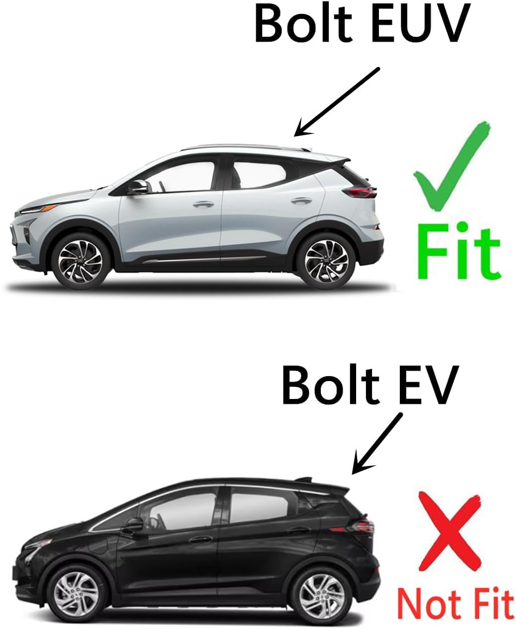 Tempered Driver Left Side Rear Door Window Door Glass Compatible with Chevrolet Bolt EUV 2022-2023 Models (Not For Bolt EV)