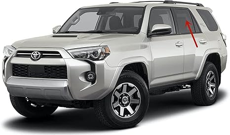 Privacy Driver Left Side Rear Door Window Glass Compatible with Toyota 4Runner 2010-2024 Models"