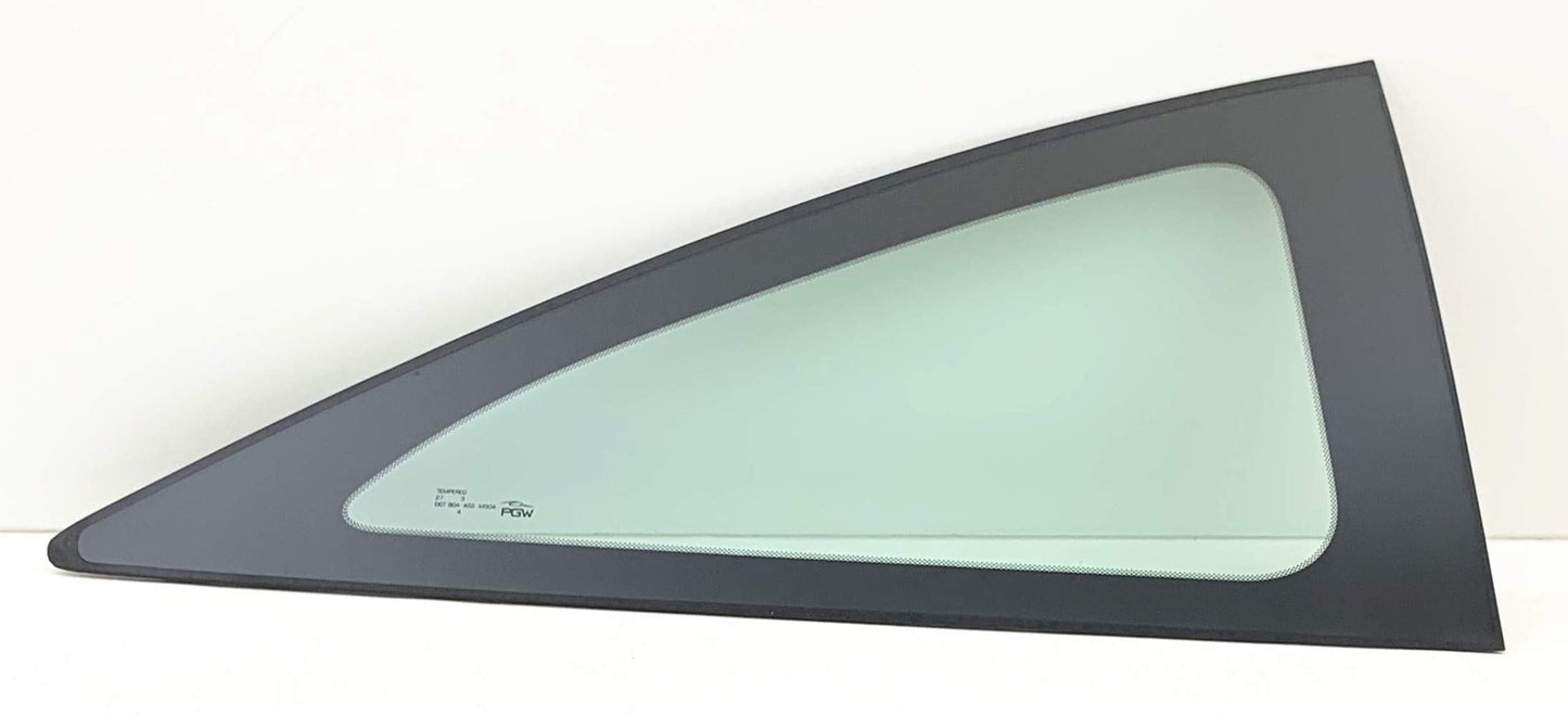 Passenger Right Side Quarter Window Quarter Glass Compatible with Honda Accord 2 Door Coupe 2003-2007 Models