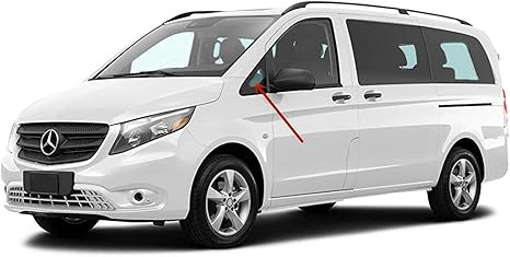 Driver Left Side Front Vent Window Vent Glass Compatible with Mercedes Benz Metris 2015-2023 Models